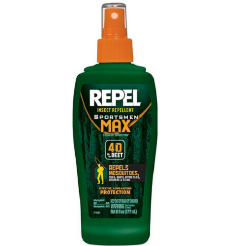 Repel 94101 6-Ounce Sportsmen Max Insect Repellent 40-Percent DEET Pump Spray, Case Pack of 1