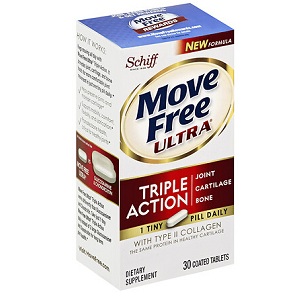 Schiff Move Free Ultra Triple Action with UCII, Coated Tablets