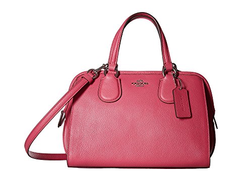 COACH Polished Pebble Leather Mini Nolita 