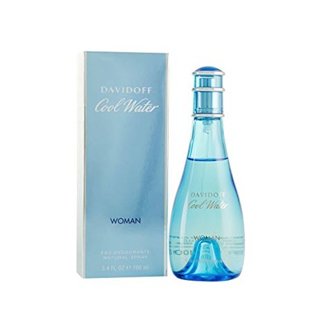 Cool Water By Zino Davidoff For Women. Deodorant Spray 3.4 Oz.