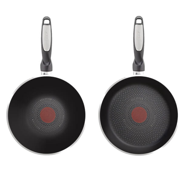 Tefal Harmony Plus 2 Piece Stir Fry Pan Set