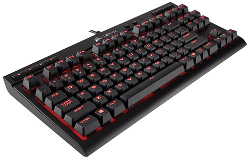 CORSAIR K63 Compact Mechanical Gaming Keyboard - Linear & Quiet - Cherry MX Red