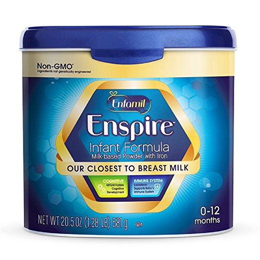 Enfamil Enspire Infant Formula - Our Closest to Breast Milk - Powder, 20.5oz Reusable Tub