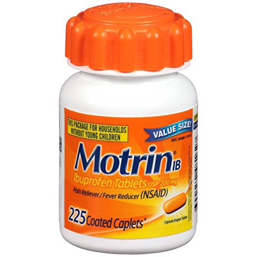 Motrin IB, Ibuprofen, Aches and Pain Relief, 225 Count