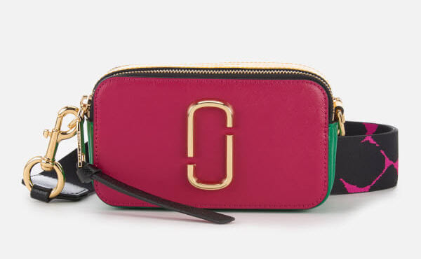 Marc Jacobs Women's Snapshot Cross Body Bag - MagentaMulti