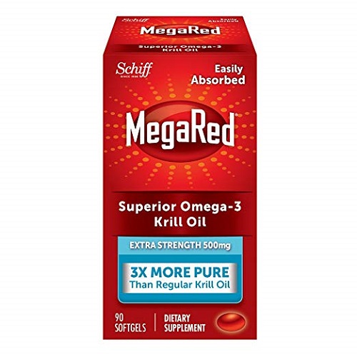 MegaRed 500mg Extra Strength Omega-3 Krill Oil